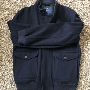 Brooks Brothers wool bomber jacket